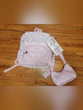 NWT LoveShackFancy x Target x Yoobi Ribbon Rosa Backpack & Matching 3 Pc Set